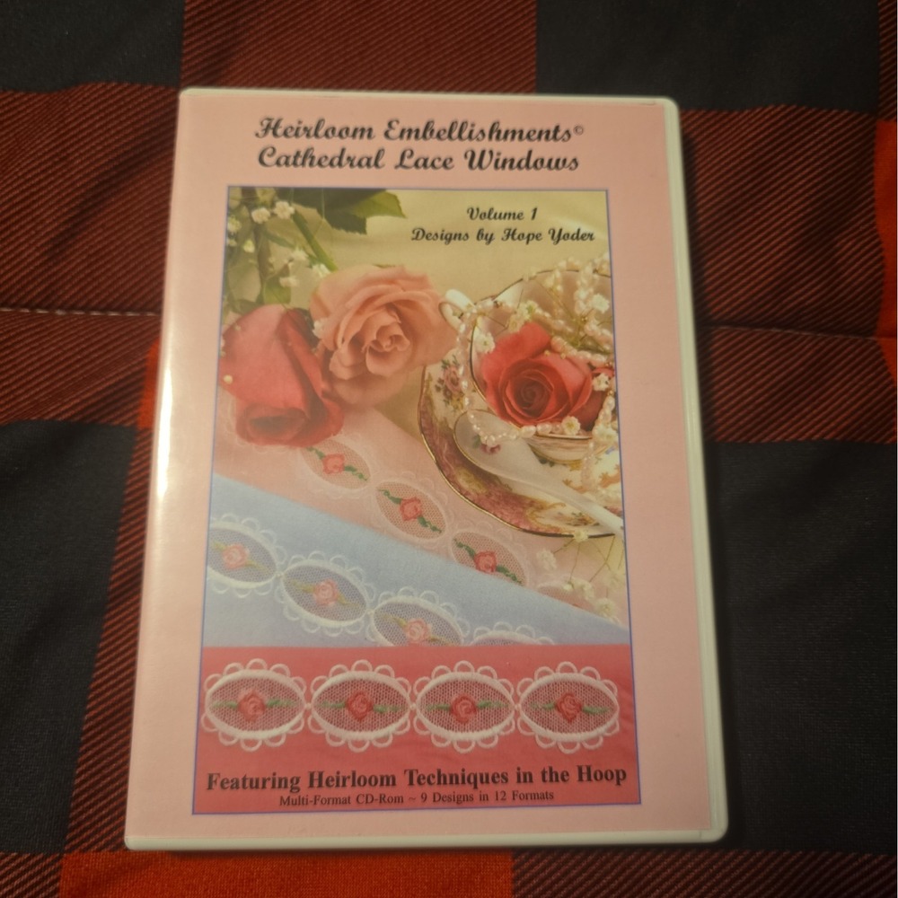 Heirloom Embellishments Cathedral Lace Windows Vol 1 Hope Yoder Multi Format CD